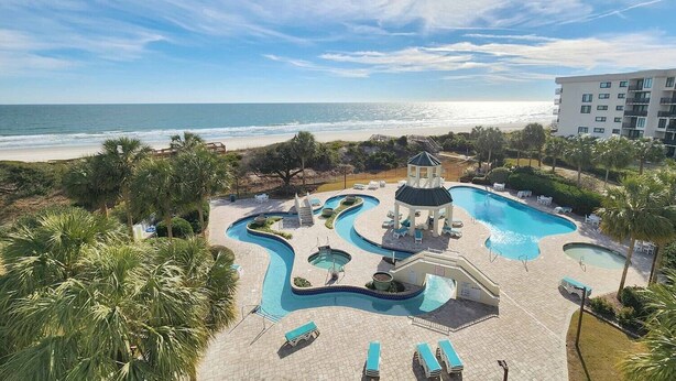 Unclassified image, 1 of 35, button - Oceanfront w/ Lazy River! Rare floorplan, Nicely Furnished, 2BRs-Bridgewater 507 (Pawleys Island)