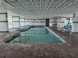 Indoor pool, a heated pool
