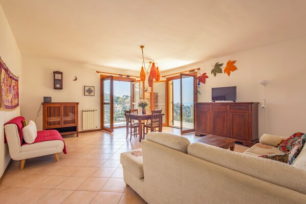 Basic Apartment, Balcony, Sea View | Living area - Spacious Apartment by Wonderful Italy (Sanremo)