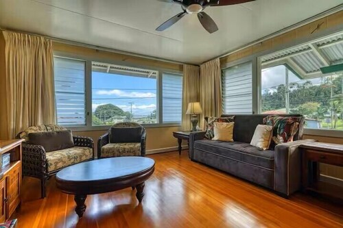 LOOK!  Spacious Home in the Heart of Hilo - Bonus Rec Room!