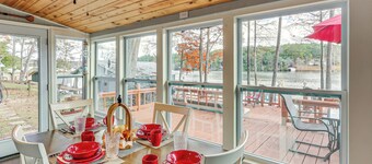 Private Dock + Fire Pit: Gantt Lake Getaway!