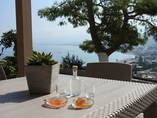 Cozy Villa with Private Terrace & Sea View