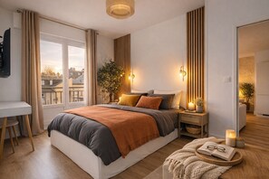 3 bedrooms, travel cot, WiFi, bed sheets - Elegant and comfortable apartment in Rouen city center (Rouen)