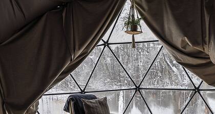 Glamping Dome 1 in Snowshoe, WV