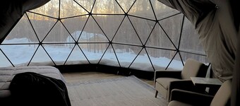 Glamping Dome 1 in Snowshoe, WV