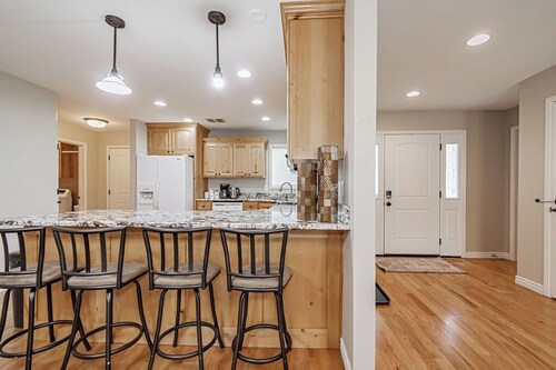 Spacious Retreat: Hot Tub, Game Room & Theater!