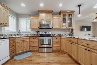 Spacious Retreat: Hot Tub, Game Room & Theater!
