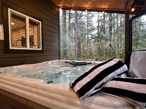 Mt Rainier Getaway | Hot Tub, Fire Pit, EV
