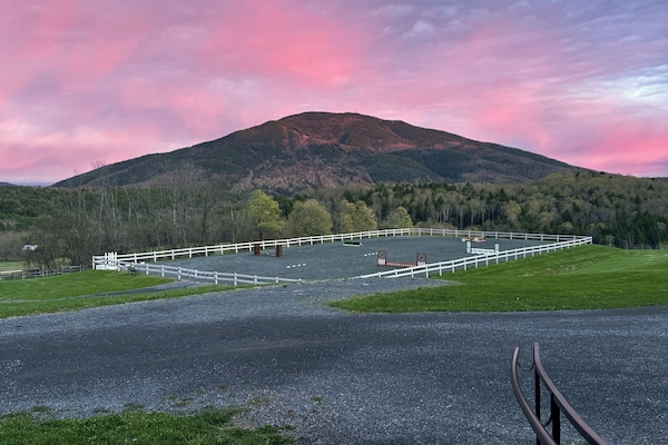 Enjoy beautiful sunsets over Mt. Ascutney
