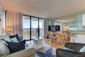 TV - NEW! 0207 Dancing Tides (1-Bedroom Condo) with Pool and Beach view (Carolina Beach)