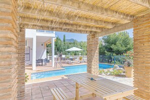 Pool - villa alegria - Four Bedroom Villa, Sleeps 8 (Frigiliana)