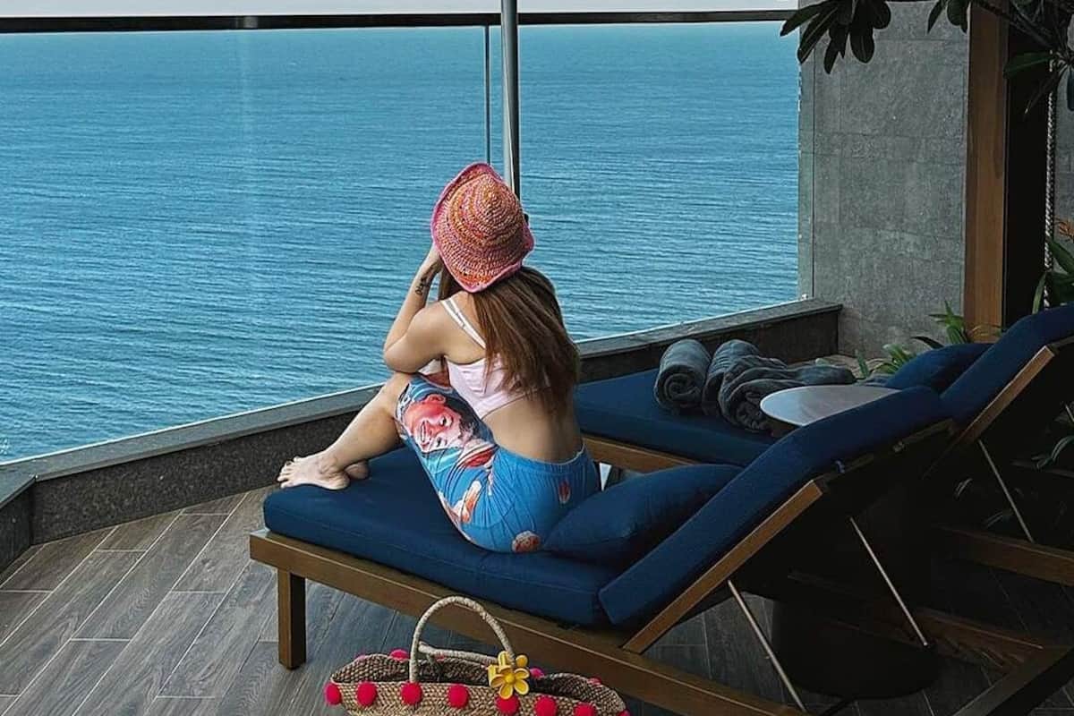 Royal-Penthouse, 2 Schlafzimmer, eigener Pool, Meerblick | Strand-/Meerblick