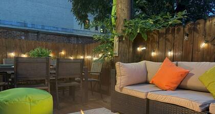 Private Patio Apt • Min to NYC • Sleeps up to 9 • Free Parking • Washer/Dryer