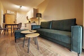 Apartment, Balcony, Mountain View | Living room | Flat-screen TV - RentPlanet - Apartament Belle View (Szklarska Poreba)