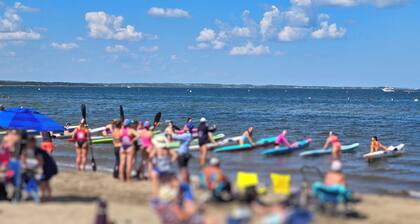 Spacious Beachside Chalet is just minutes walk to Parlee Beach