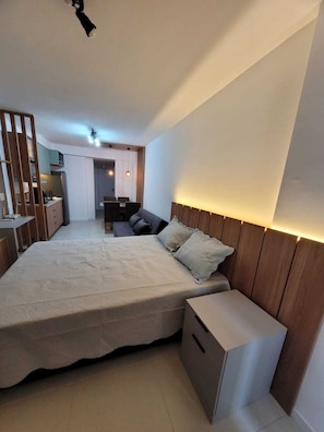 1 Schlafzimmer, Reisekinderbett, kostenloses WLAN, Bettwäsche