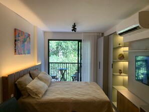 1 chambre, lit parapluie, Wi-Fi gratuit, draps fournis