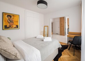 1 Schlafzimmer, Bügeleisen/Bügelbrett, WLAN, Bettwäsche