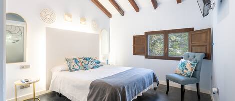 1 室のベッドルーム、WiFi (無料)、ベッドシーツ、車椅子でアクセスできる設備