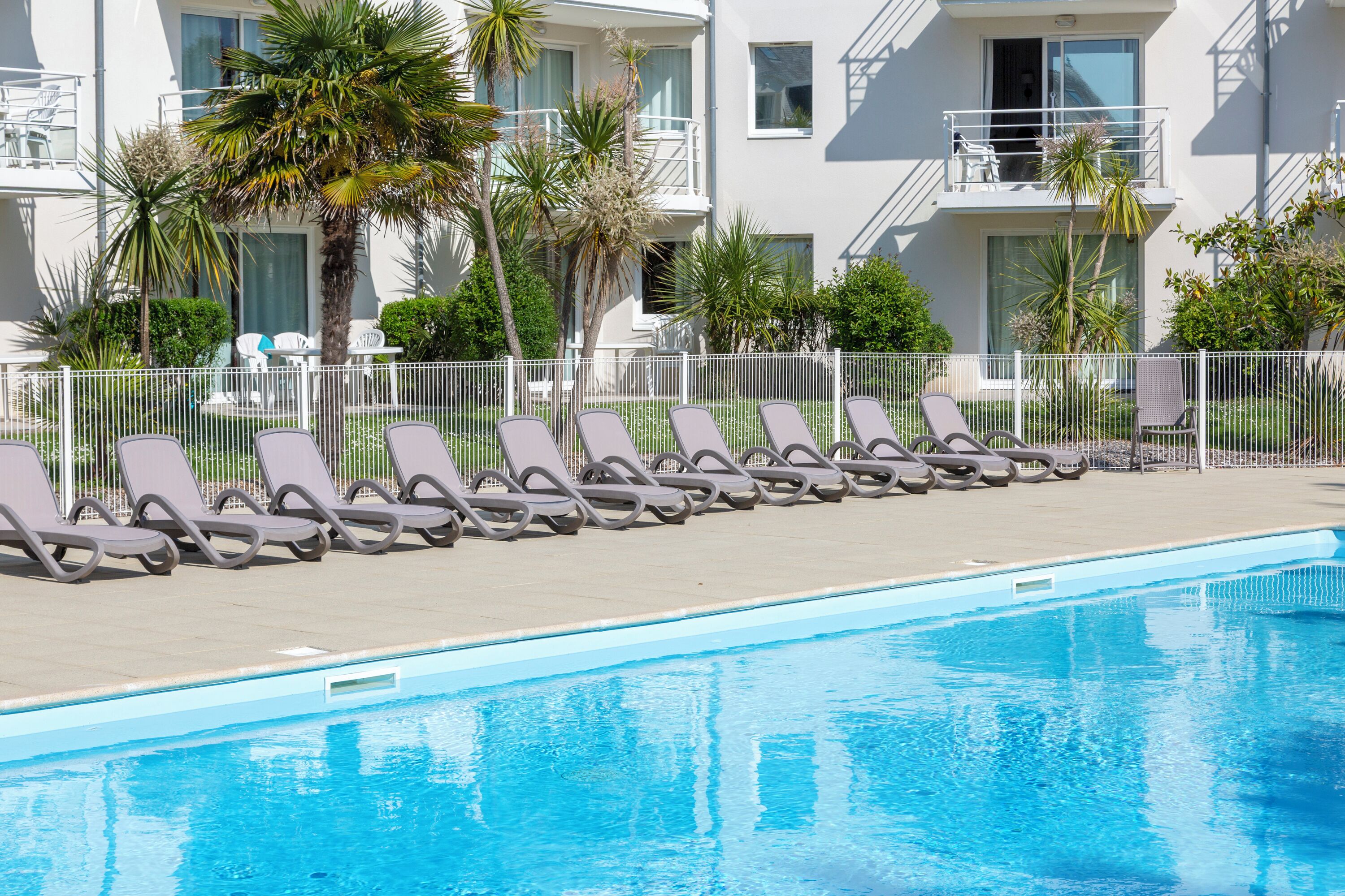 Una piscina riscaldata