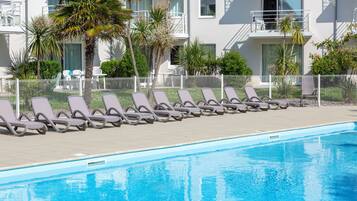 Una piscina riscaldata