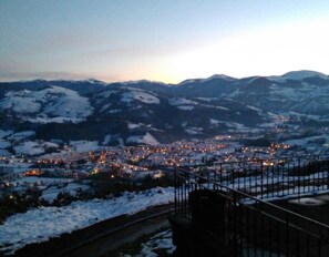 Udsigt fra overnatningsstedet