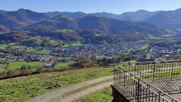 Udsigt fra overnatningsstedet