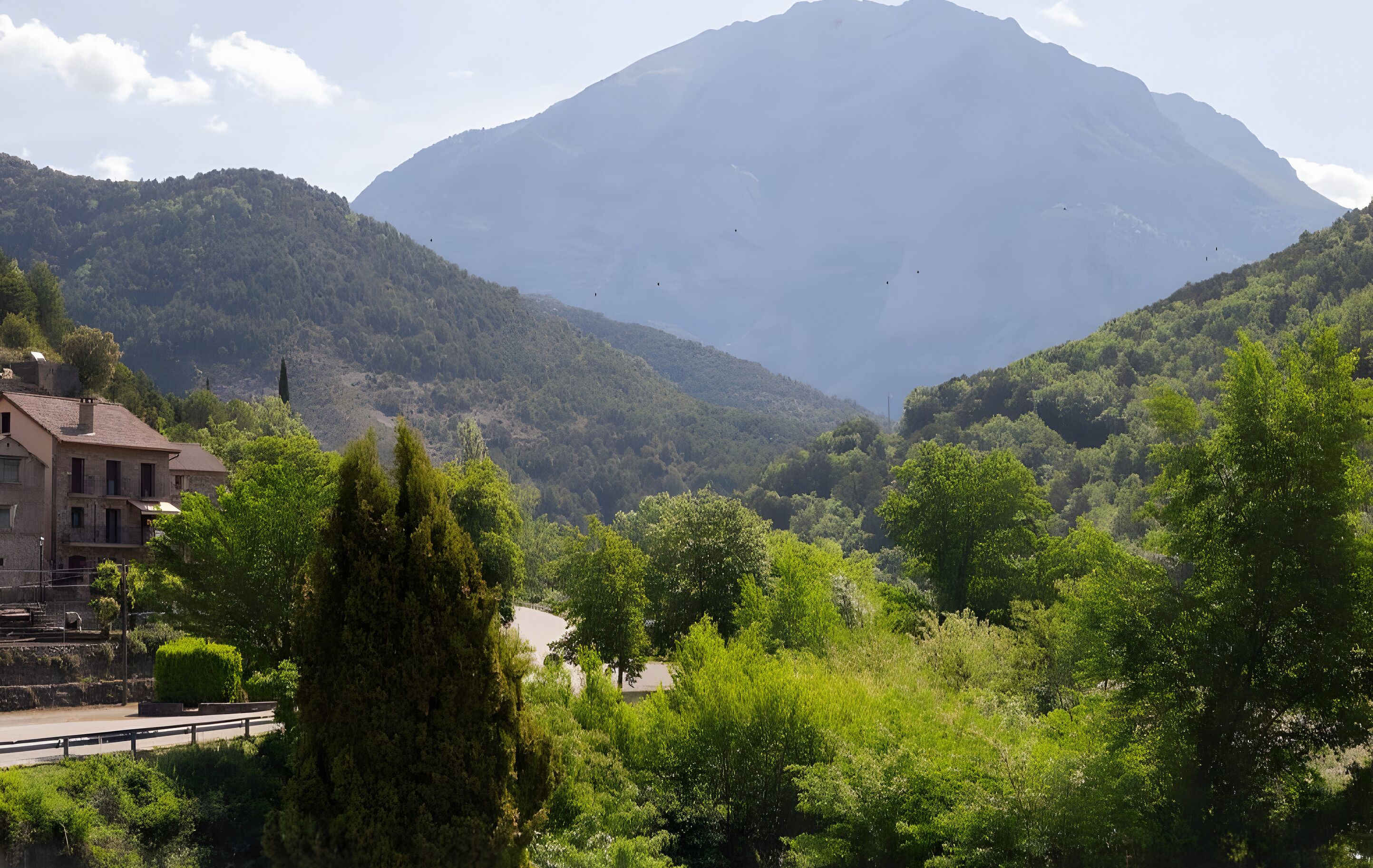 Vue depuis l’hébergement