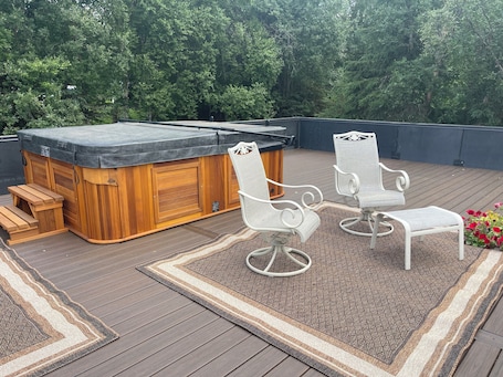 Terraza o patio. Highland Glen Lodge