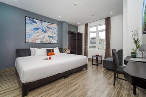 Chambre Signature double | Minibar, bureau, rideaux d’obscurcissement, système d’insonorisation