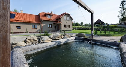 Villa in Varvazov With Garden and Barbecue