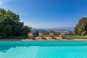 Pool - Wonderful private villa with private pool, WIFI, TV and panoramic view, close to San Gimignano (Palagio)