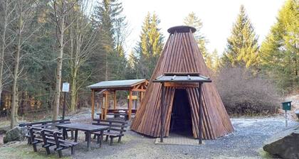 Luchs vacation apartment with sauna near the lake in the Oberharz.