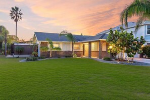 Exterior - Palm Coast Canal Oasis with Pool, Spa and Fire Pit (Palm Coast)