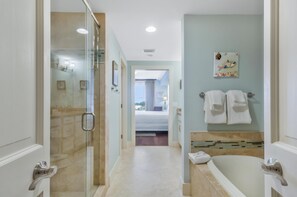 Hair dryer, towels