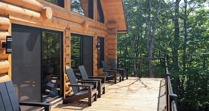Le Taureau | Majestic log cabin |Spa