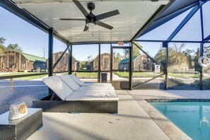 Interior - Near Nola: Bayou Cabin w/ Pool Access! (Marrero)