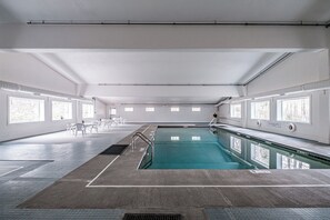 Indoor pool, a heated pool