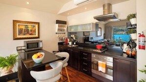 Fridge, microwave, oven, stovetop - Lakefront, Mountain Views, Stylish unit (Queenstown)