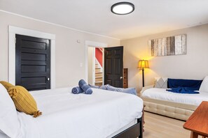 5 bedrooms, iron/ironing board, travel crib, WiFi