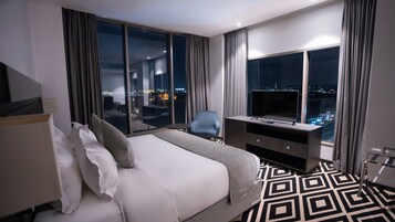 公寓, 1 间卧室, 城市景观 | 客房内保险箱、遮光窗帘、隔音、免费 WiFi