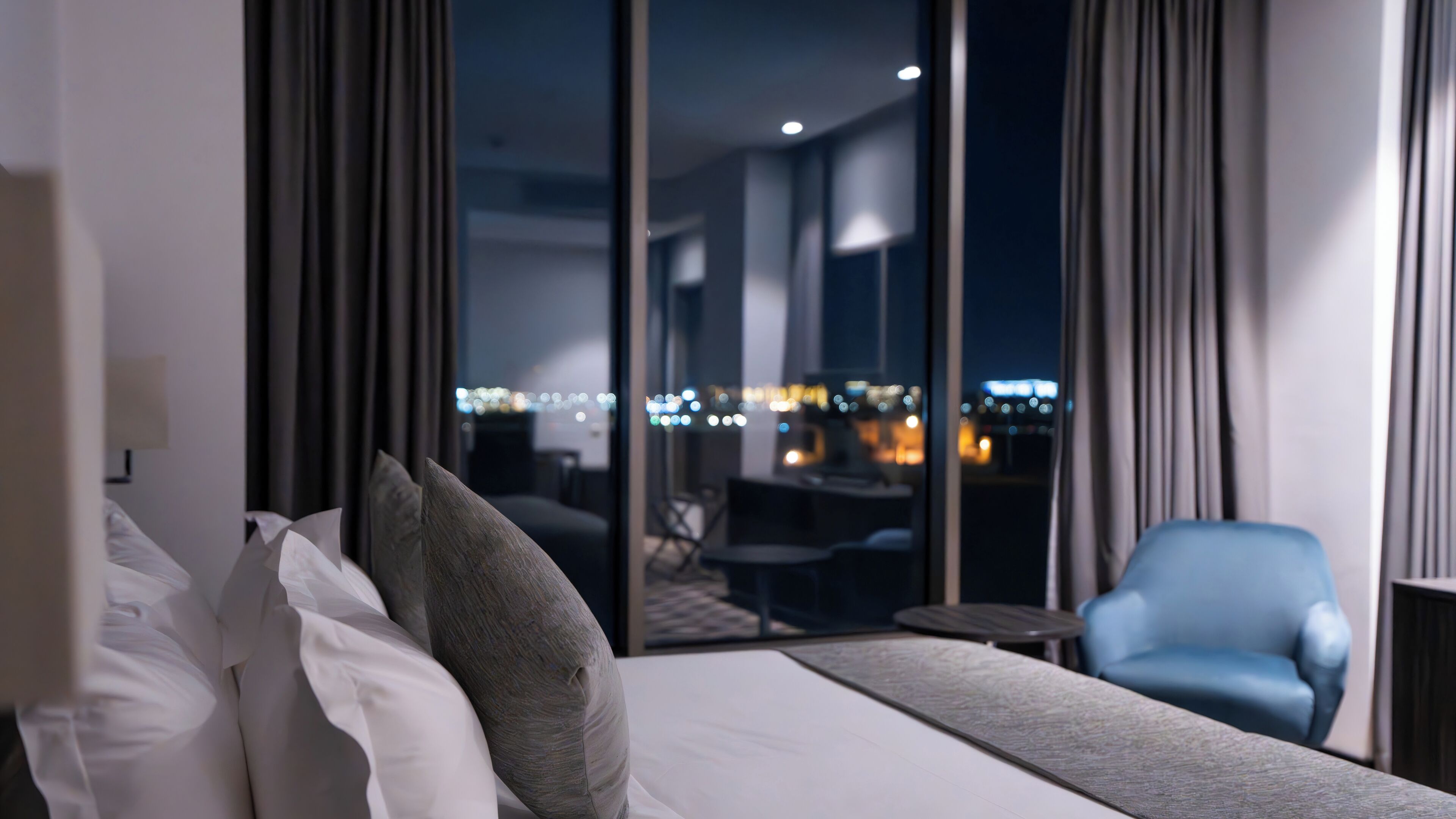 In-room safe, blackout drapes, soundproofing, free WiFi