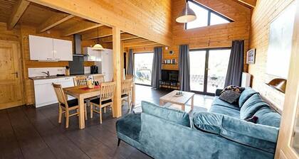 5 Sterne Ferienhaus Tommy mit Kamin,Sauna,Seeblick