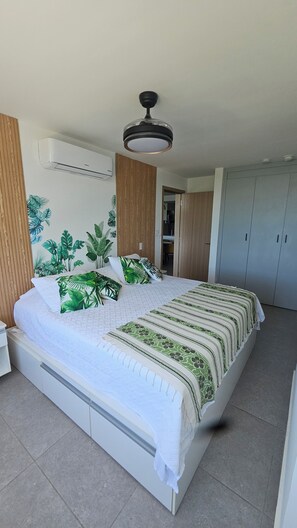 2 bedrooms, iron/ironing board, free WiFi, bed sheets