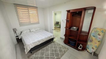 1 chambre, fer et planche Ă repasser, Wi-Fi, draps fournis