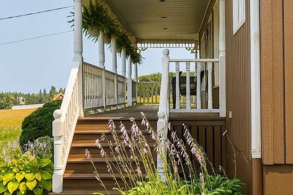 1 of 3 entrances to front veranda.