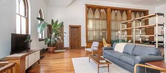 Charming 3-bed church with natural light, historic charm in lovely Covington KY