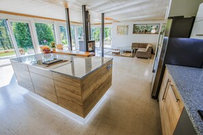 Villa | Private kitchen - Villa in Stara Rise With Private Pool (Stará Ríše)