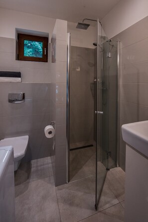 Villa | Bathroom - Villa in Ore Mountains Near Ski Areal Kliny (Klíny)