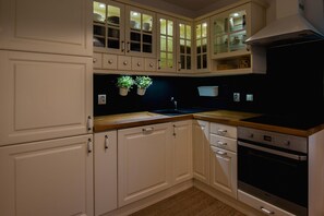 Villa | Private kitchen - Villa in Ore Mountains Near Ski Areal Kliny (Klíny)